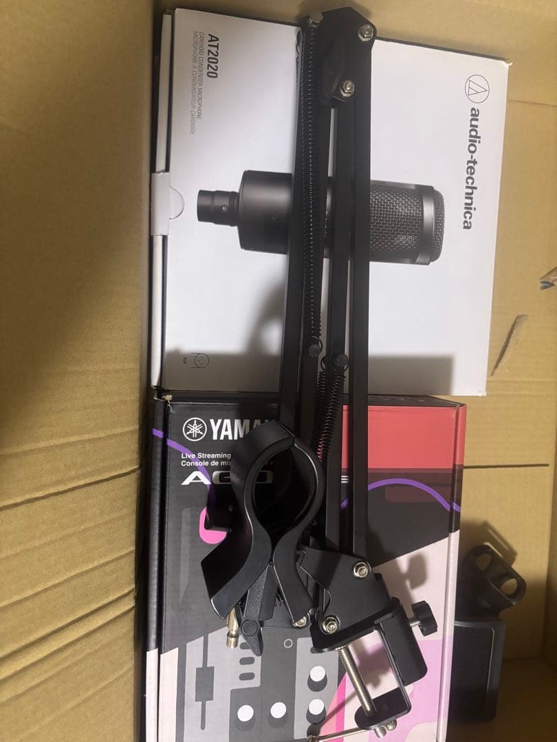 audio-technica AT2020 YAMAHA AG03MK2 他