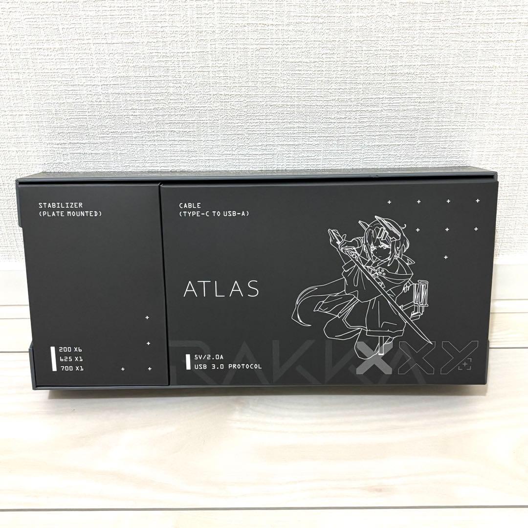 RAKKA ATLAS メカニカルキーボード カスタムキーボード 紫スイッチ