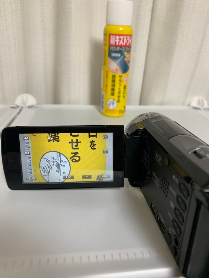 JVC GZ-EX370-B ブラック 動作品