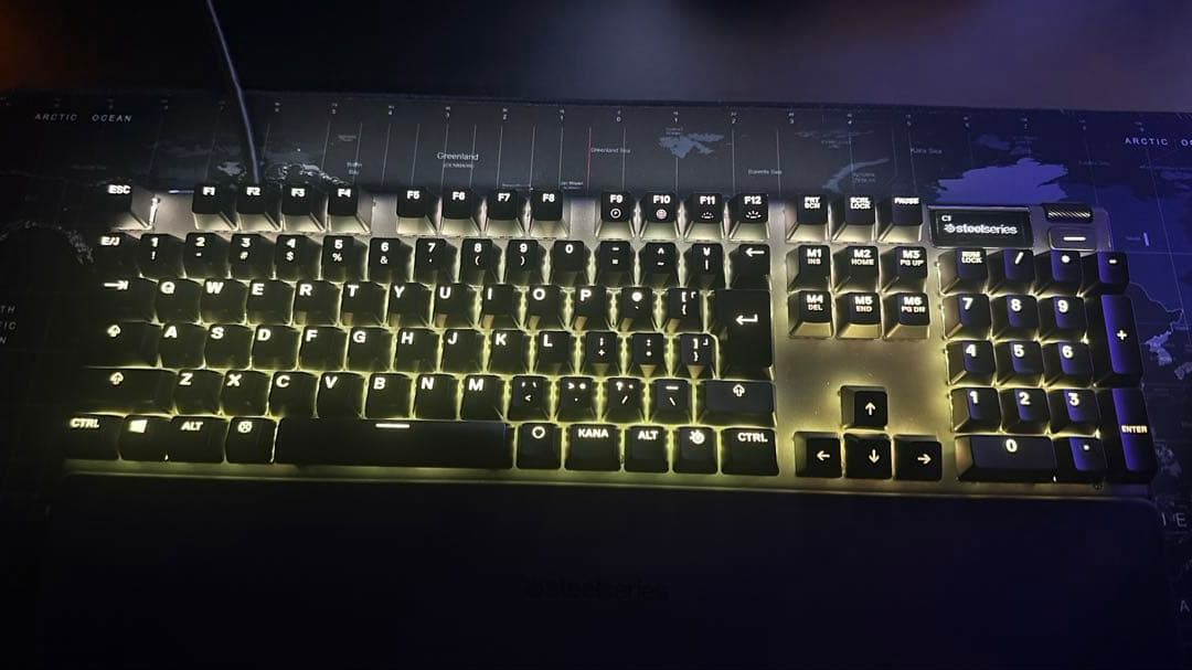 【美品/清掃済】SteelSeries Apex Pro JP 静音リング付