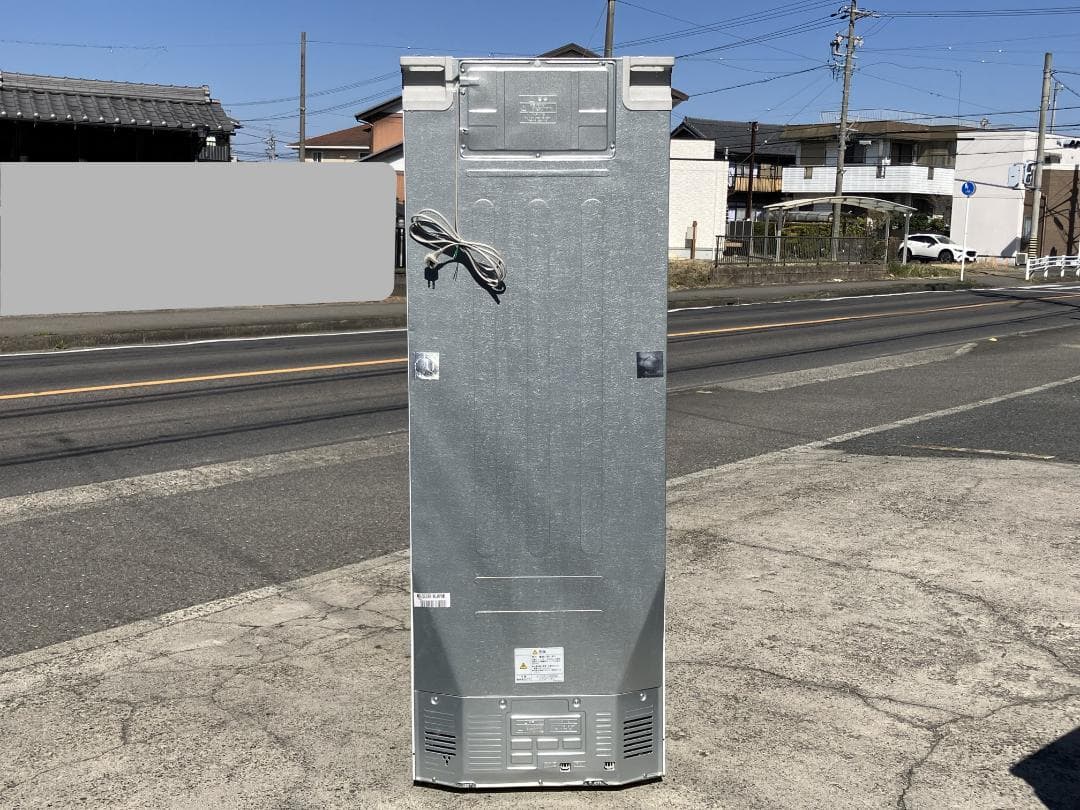 愛知岐阜/送料無料★ 三菱 330L冷蔵庫 MR-CG33EE-W　2020年製