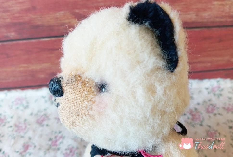 ハンドメイド 黒耳イエローM