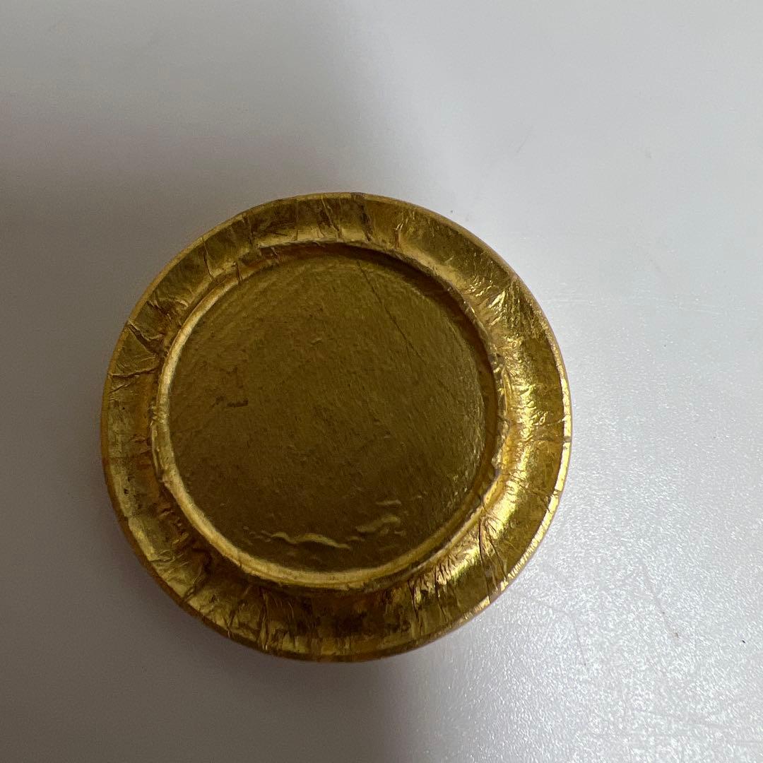 ☆茶3 備前焼　矢部篤郎作　茶入　共箱　高さ約9㎝　東K8-0304