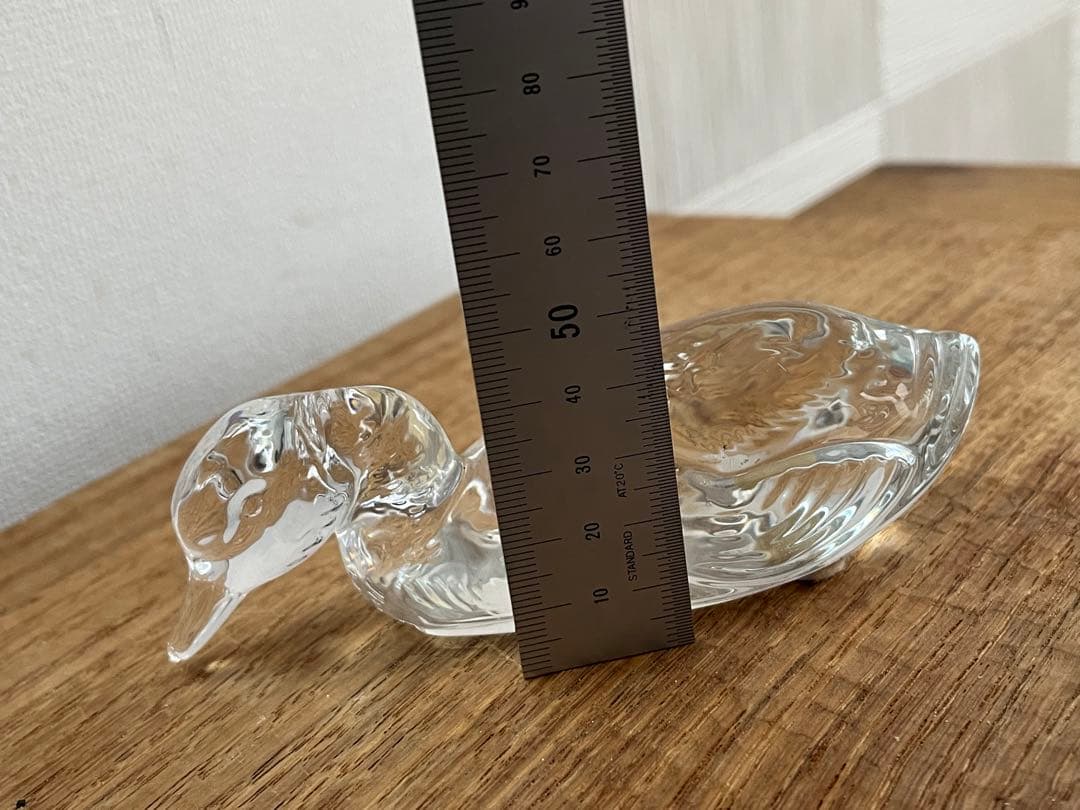 バカラ　Baccarat ダック　アヒル　クリスタルガラス　　フランス