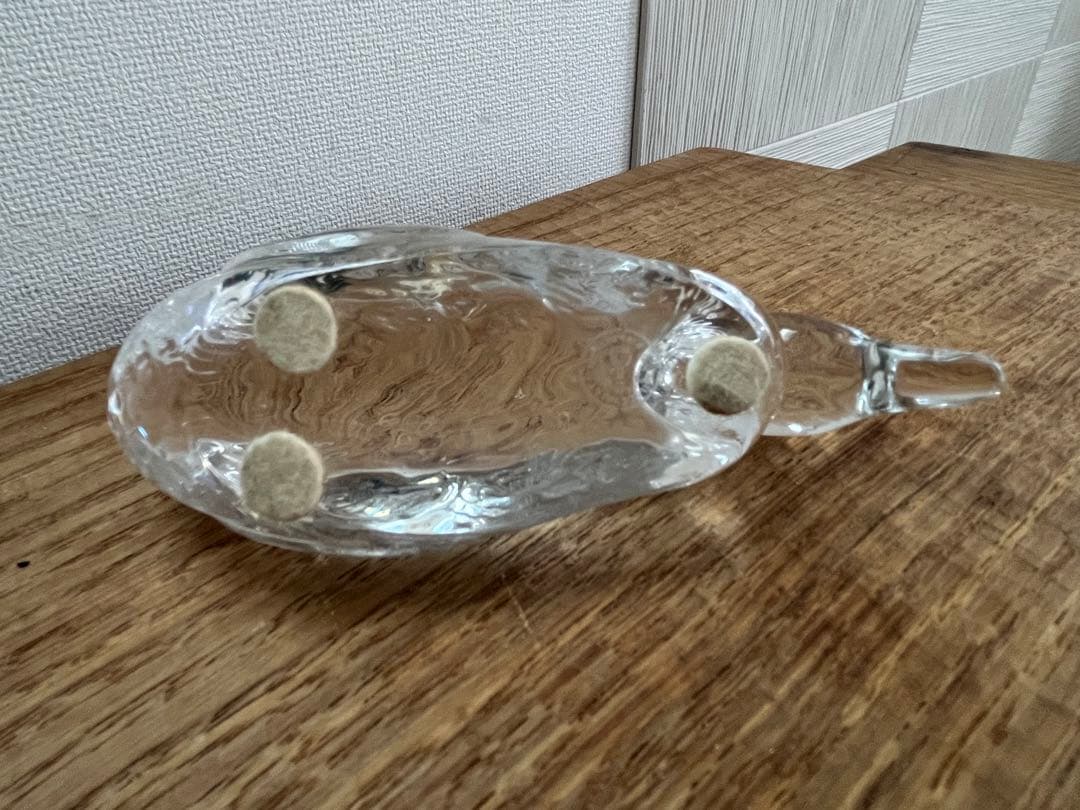 バカラ　Baccarat ダック　アヒル　クリスタルガラス　　フランス