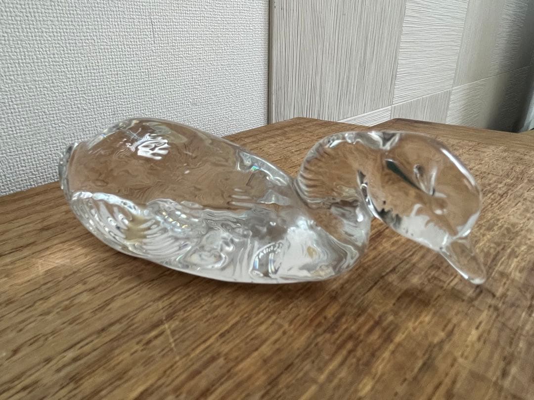 バカラ　Baccarat ダック　アヒル　クリスタルガラス　　フランス