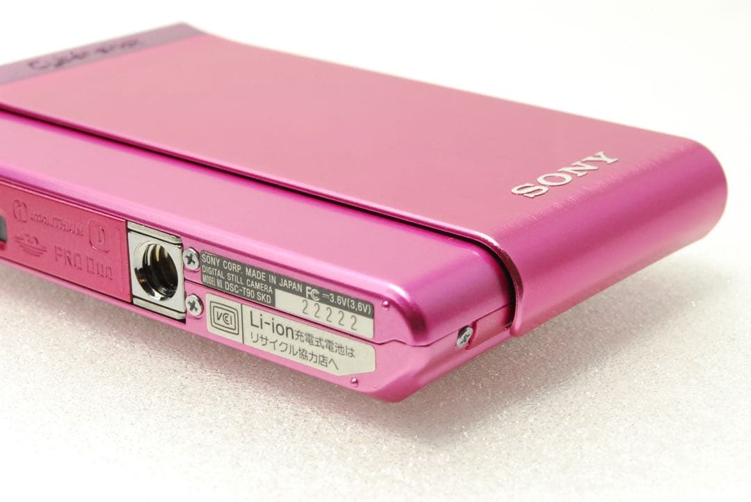 SONY DSC-T90 ❤️動作確認済 スマホ転送 ソニー ピンク コンデジ