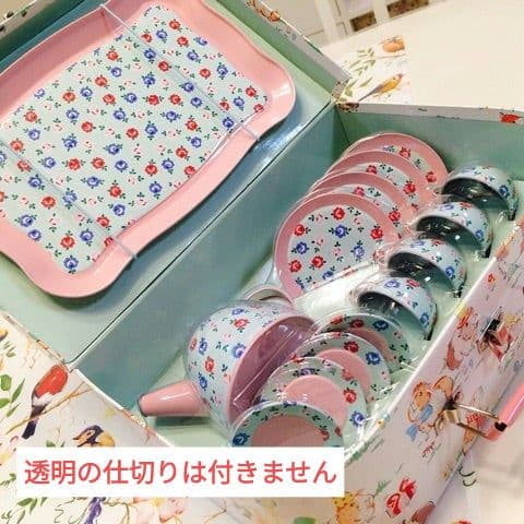 キャスキッドソン　ヴィンテージ　レトロ　ティーセット　ままごと　ローズ