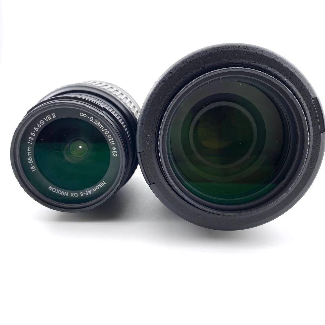 Nikon D5500 望遠レンズ・ケース付 一眼レフ Wi-Fi