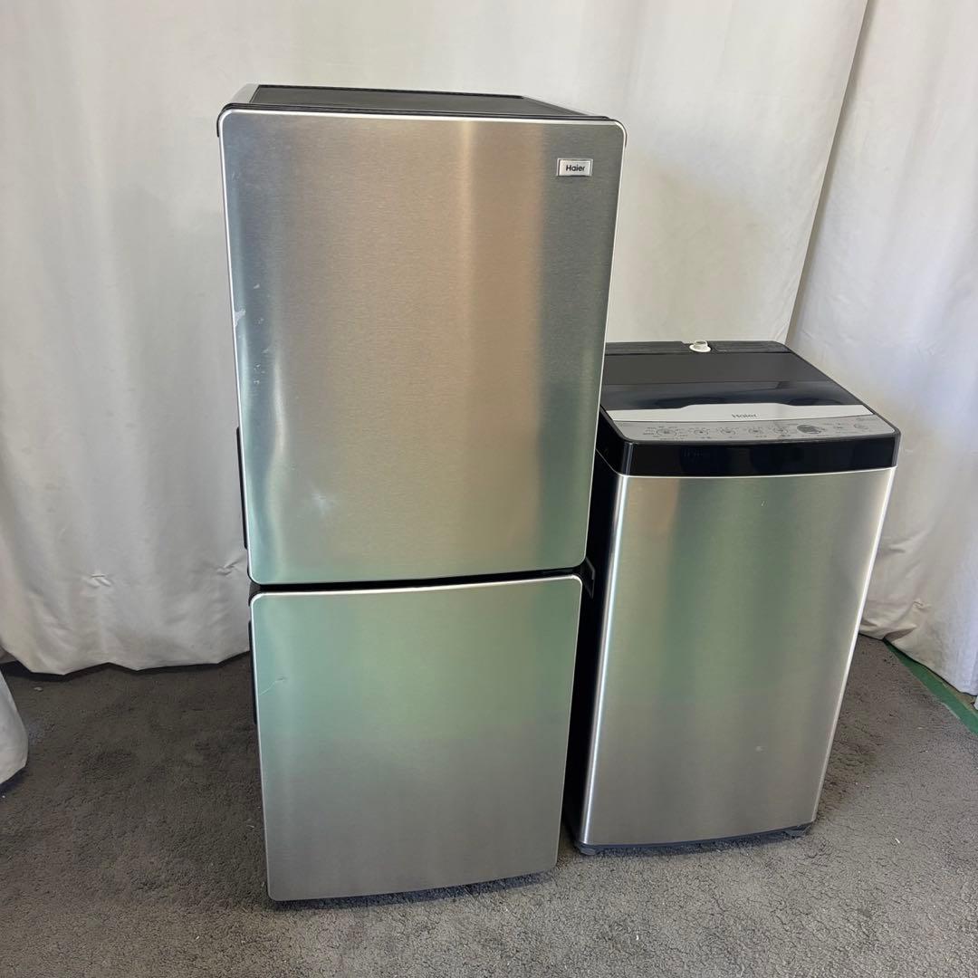 295❤️冷蔵庫　洗濯機　Haier　一人暮らし　家電セット　中古　綺麗　設置無料