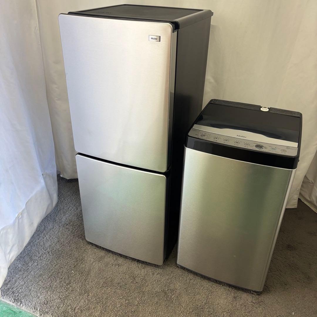 295❤️冷蔵庫　洗濯機　Haier　一人暮らし　家電セット　中古　綺麗　設置無料