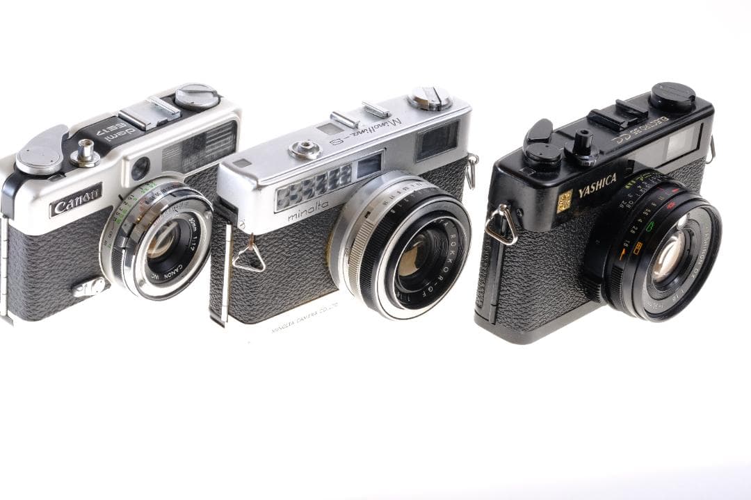 【ジャンク3点Yashica CCN/Demi EE17/Minoltina-S