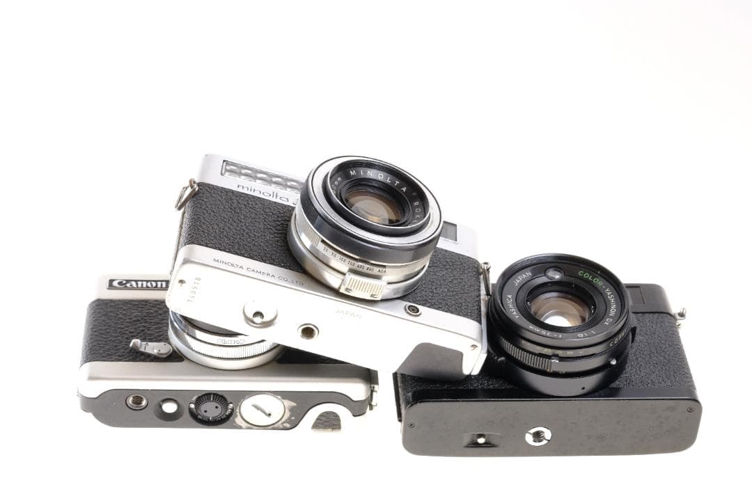 【ジャンク3点Yashica CCN/Demi EE17/Minoltina-S