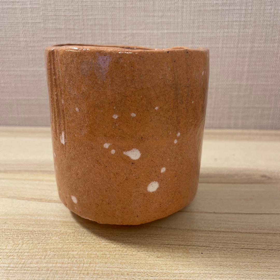佐々木昭楽　筒茶碗　茶道具