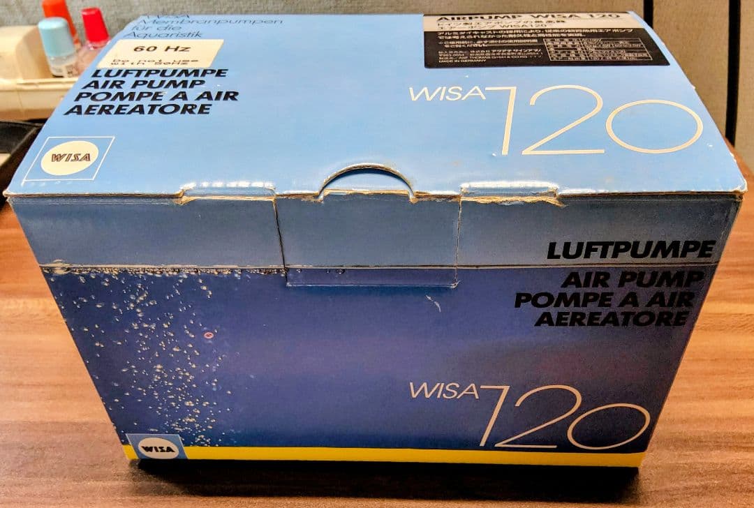 【希少廃盤品！ 新品未使用品！】ADA WISA120 エアーポンプ60Hz