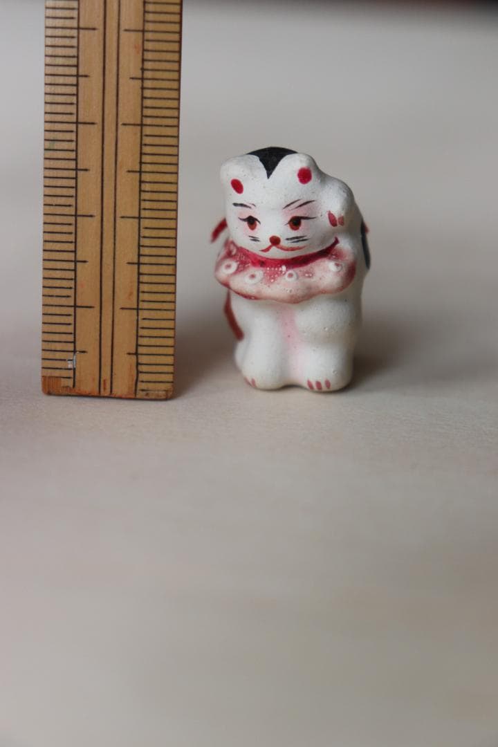 招き猫　右手左手大小セット　縁起物　郷土玩具