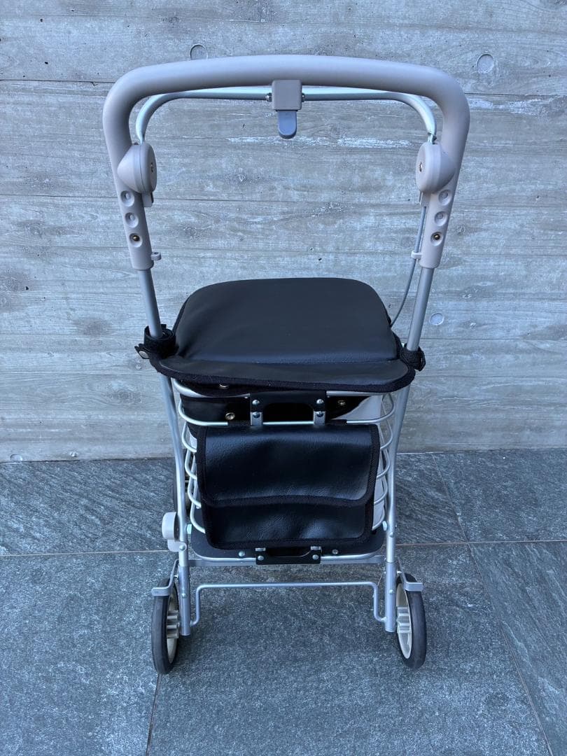 【美品】シルバーカー アルミワゴンM　須恵廣工業