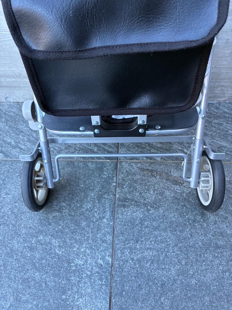 【美品】シルバーカー アルミワゴンM　須恵廣工業