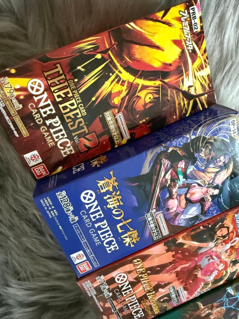 ONE PIECEカードゲーム 新品未開封 7種類 計8boxまとめ売り