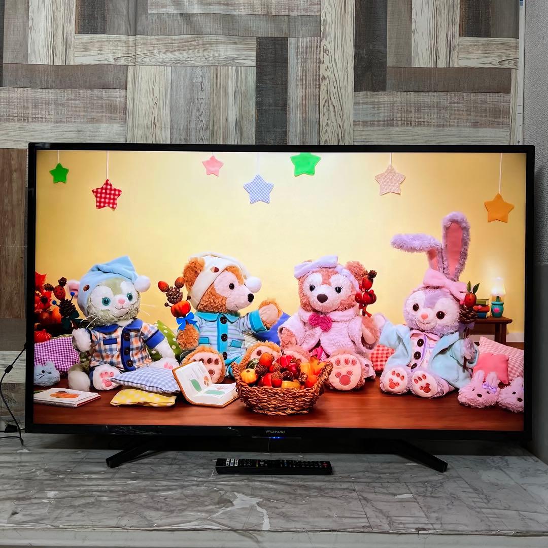 全国送料込❣️フナイ49型液晶4Kチューナー&録画機能内蔵アンドロイドテレビ
