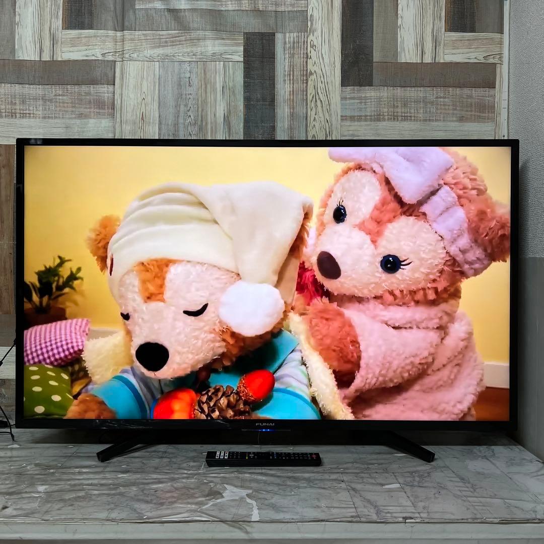 全国送料込❣️フナイ49型液晶4Kチューナー&録画機能内蔵アンドロイドテレビ