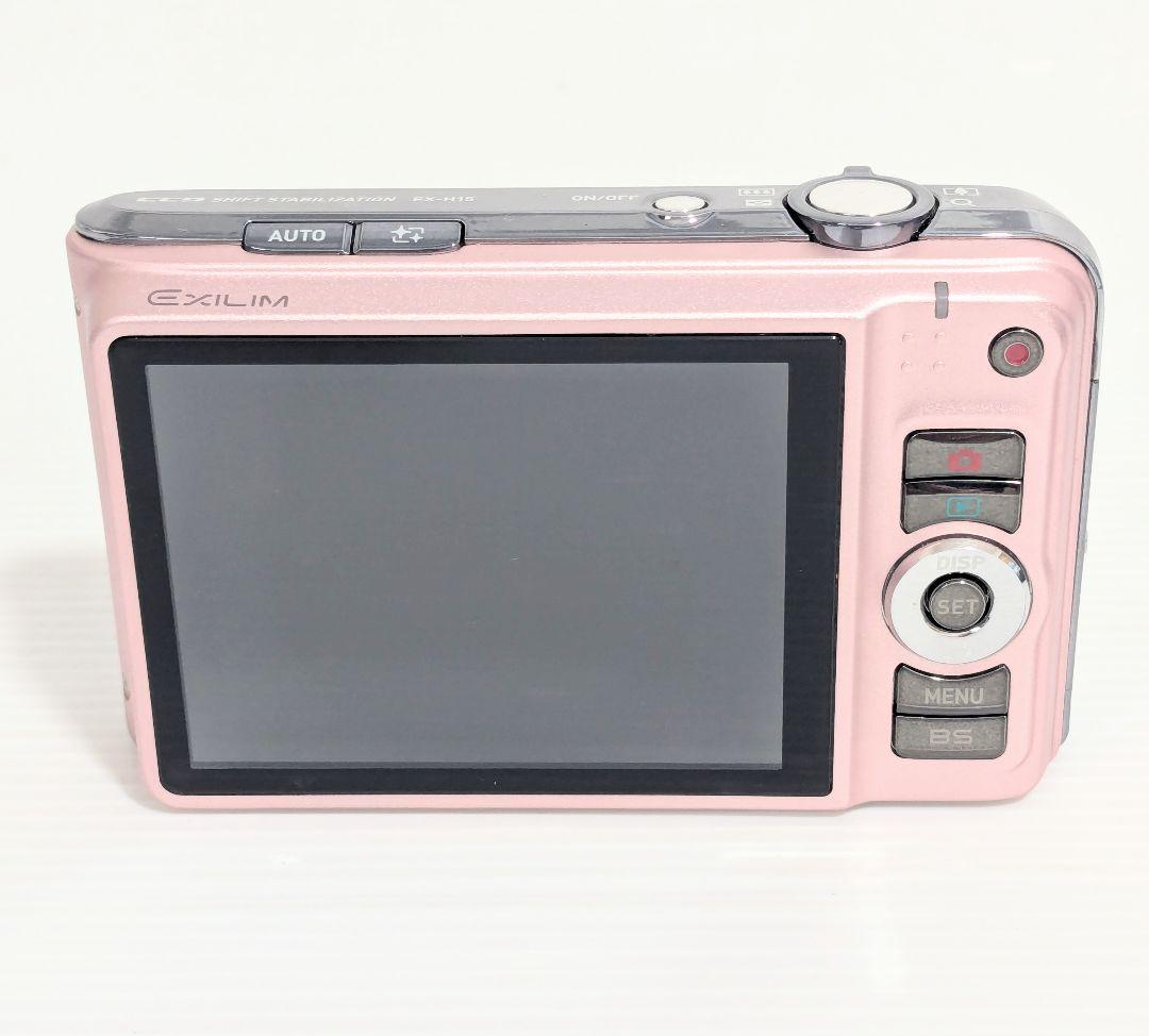 極美品　CASIO　カシオ　 EXILIM EX-H15 エクシリム　ピンク