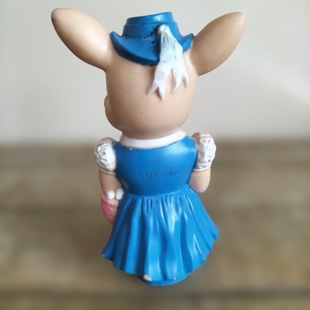 ヴィンテージラバードール　うさぎ　イースター　A STERN TOY　50s