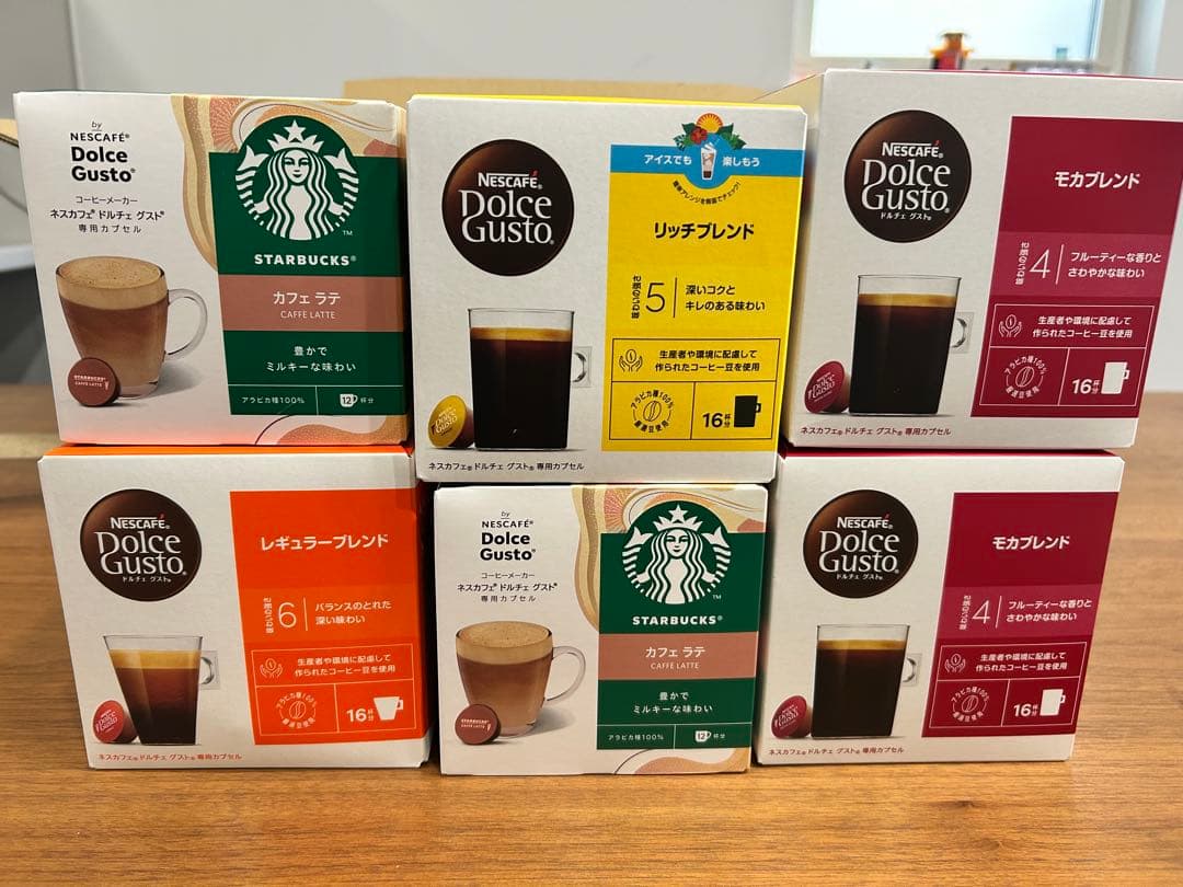 ネスレ スターバックス ネスカフェ ドルチェグスト 専用カプセル　6箱セット