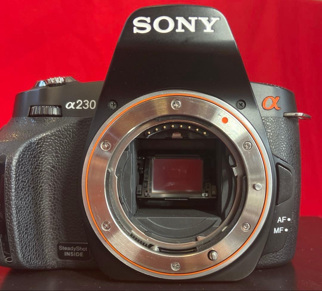 SONY α230 デジタル一眼レフカメラ 本体とレンズ