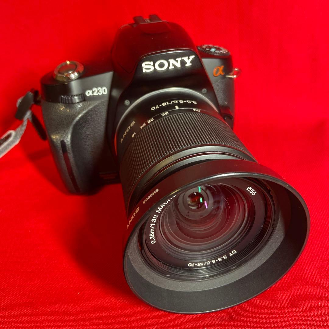 SONY α230 デジタル一眼レフカメラ 本体とレンズ