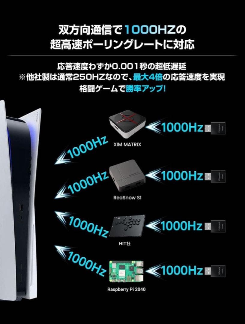 P5General 1000Hz USBデバイス