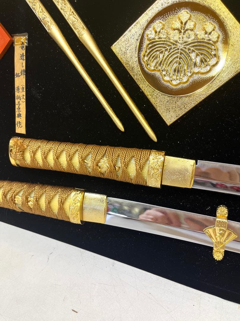 K864 模造刀 レプリカ 徳川 豊富 織田 松庵 三大家紋 観賞用 武具
