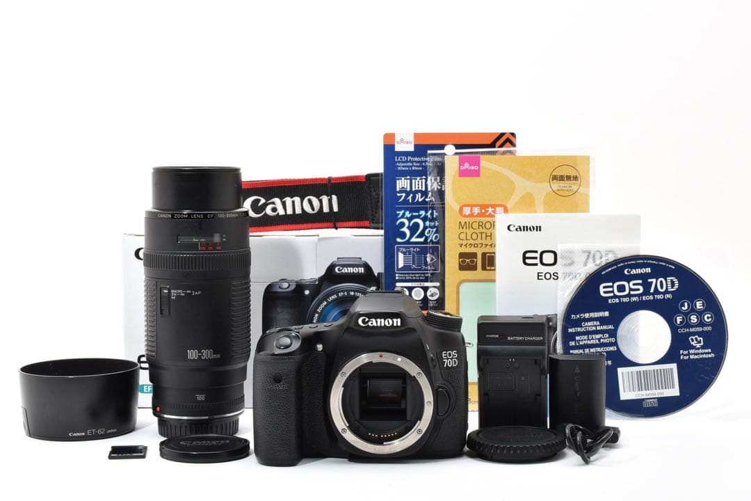 デジタル一眼レフカメラCanon EOS 70D望遠レンズセット
