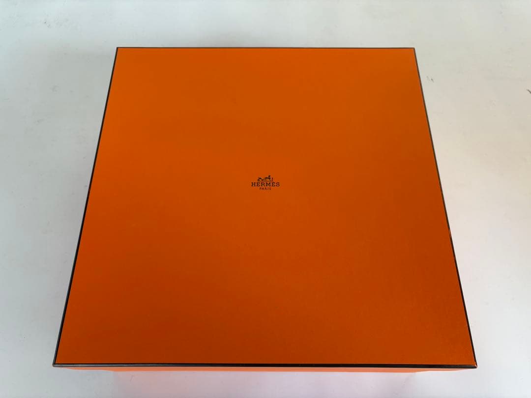 エルメス 正方形 HERMES オレンジ ギフトボックス 空箱