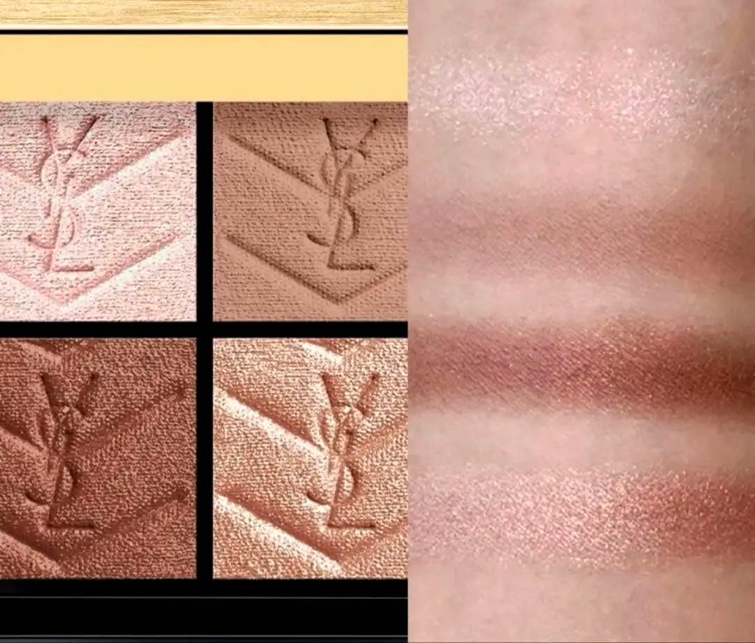 新品未使用/YSL クチュールミニクラッチ☆限定色#025 ファンデサンプル他付