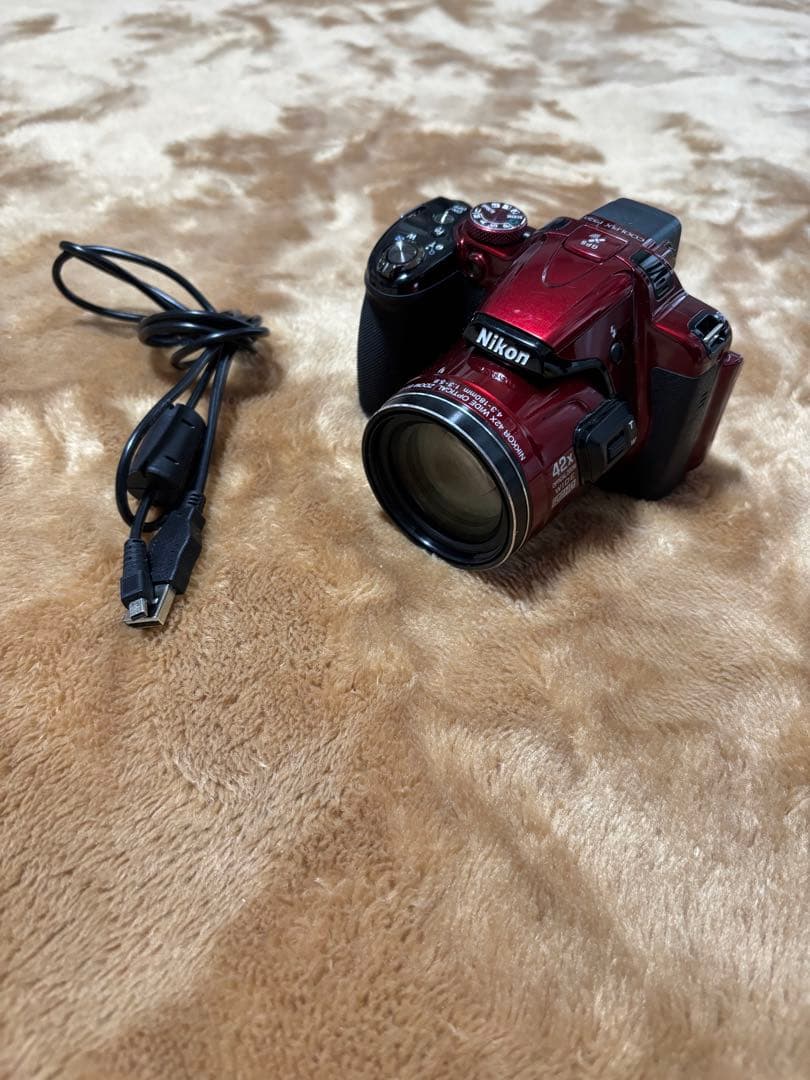 Nikon Coolpix P520 レッド 4GBメモリーカード付
