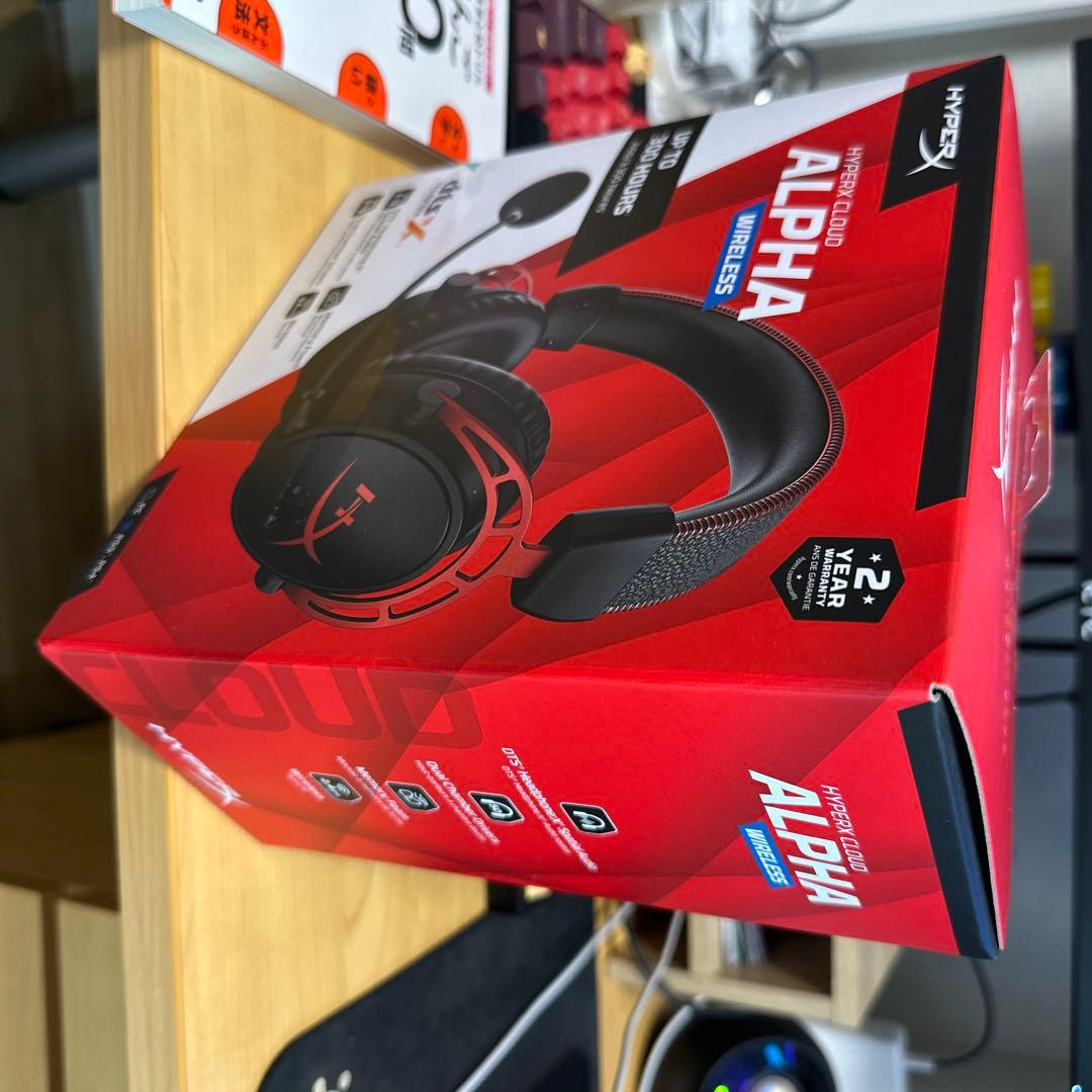 HyperX Cloud Alpha Wireless ゲーミングヘッドセット