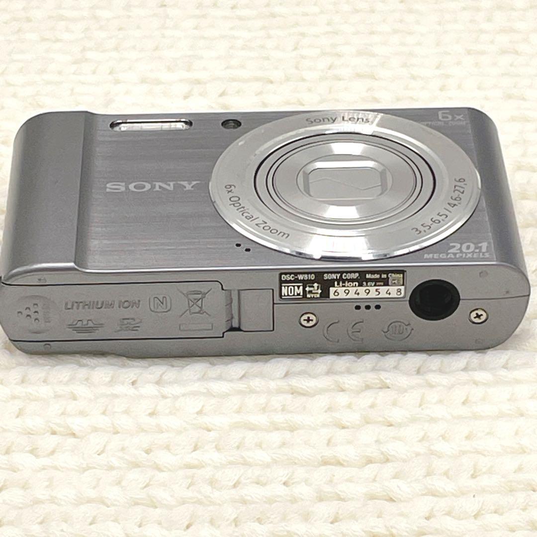 【動作品】SONY Cyber-shot DSC-W810 シルバー 【美品】