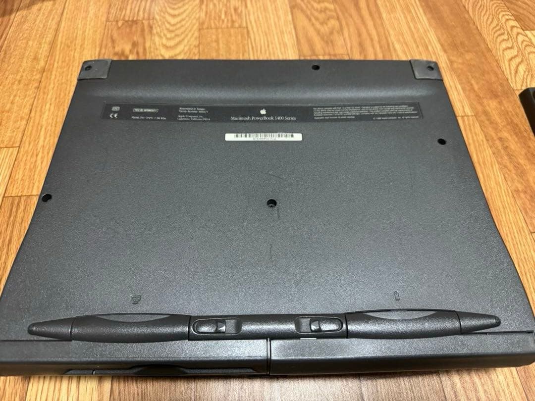 【希少G3カード&ソーラーパネル】PowerBook 1400c / ヒンジ破損
