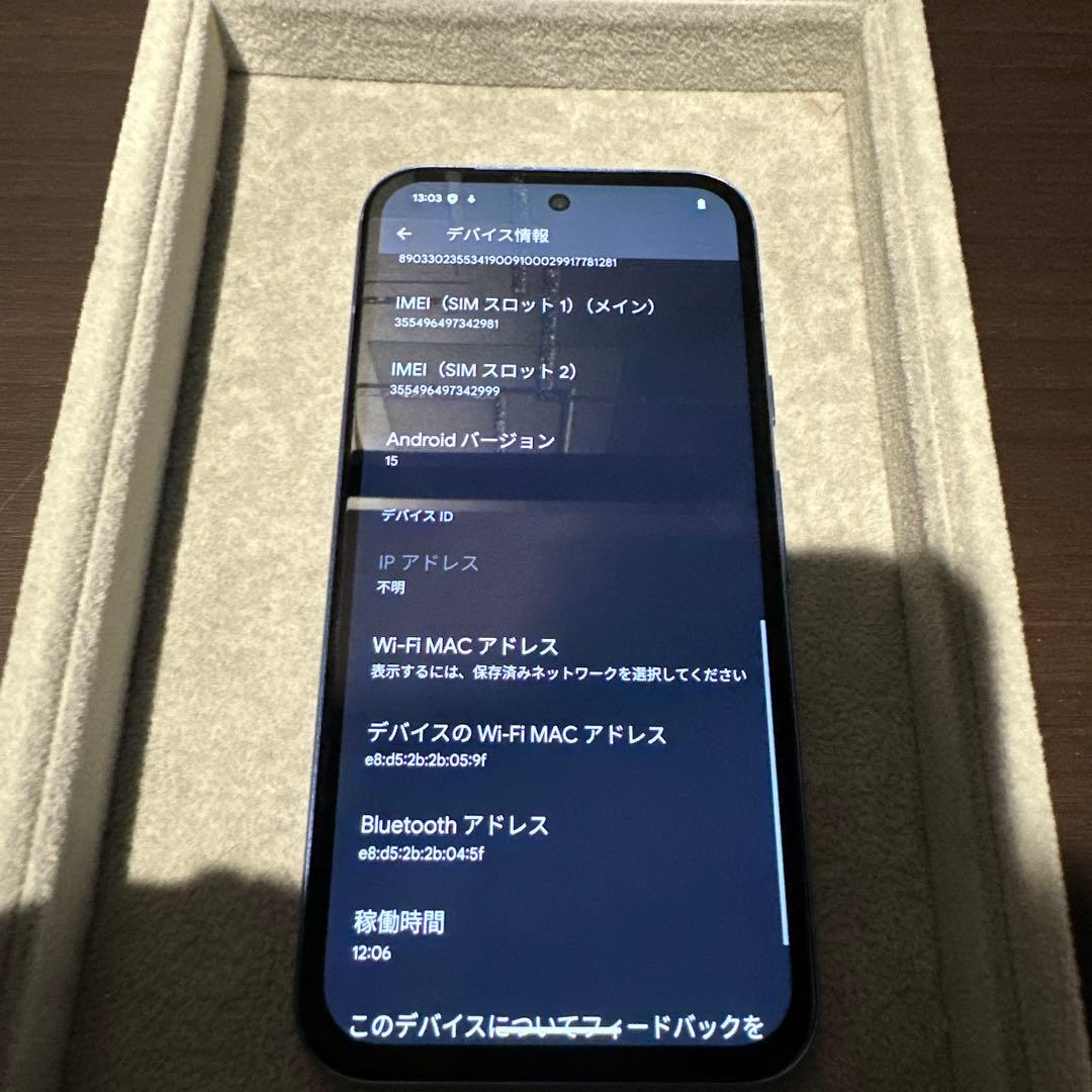 スマートフォン本体 Google pixel 8a 128GB