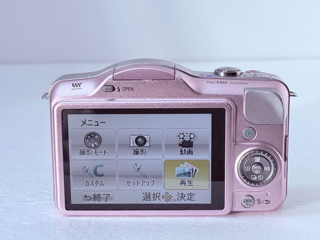 LUMIX DMC-GF3 ピンク 動作確認済 H-PS14042 定番レンズ付