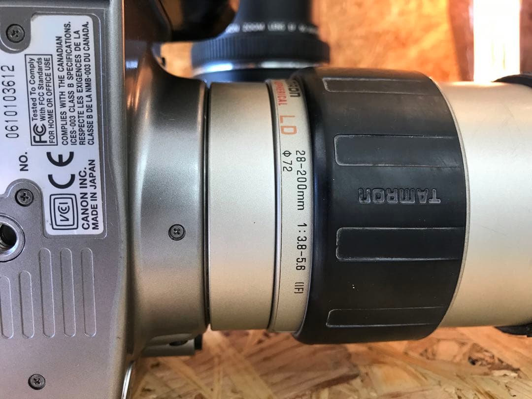 Canon EOS kiisデジタル一眼レフ Tamronレンズセットジャンク