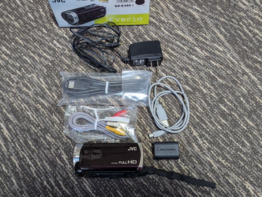 JVC Everio ビデオカメラGZ-E345-T
