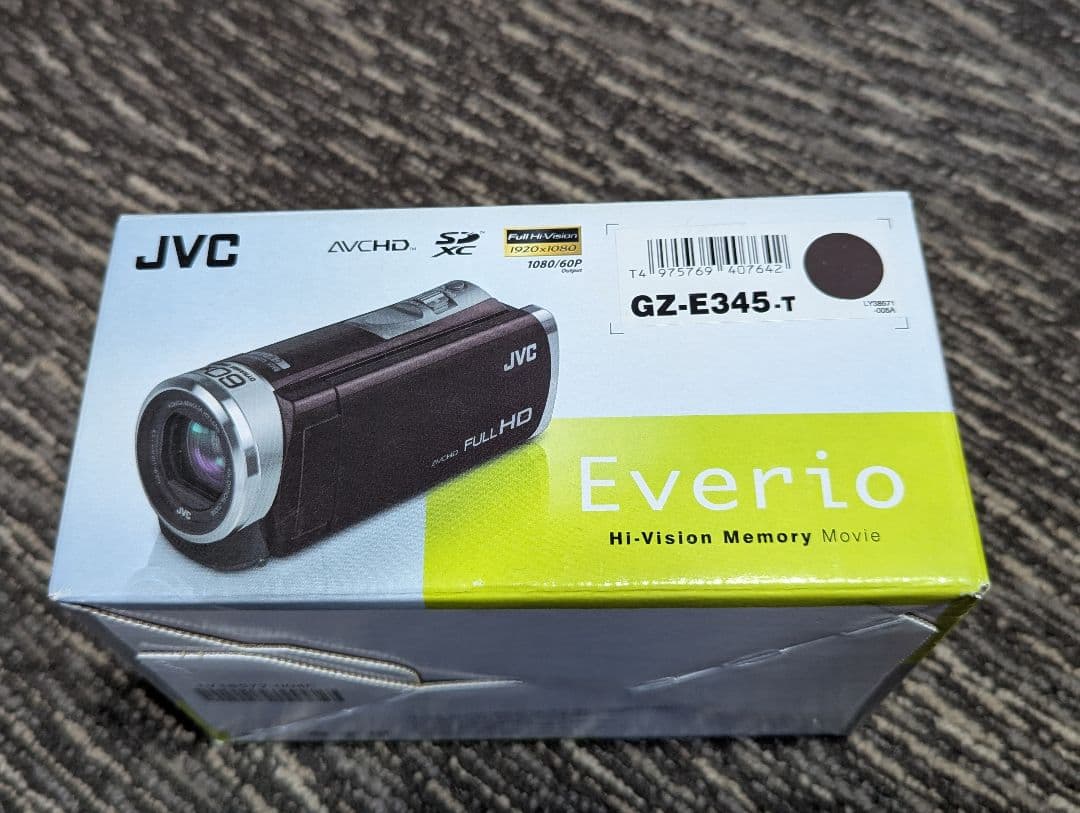 JVC Everio ビデオカメラGZ-E345-T