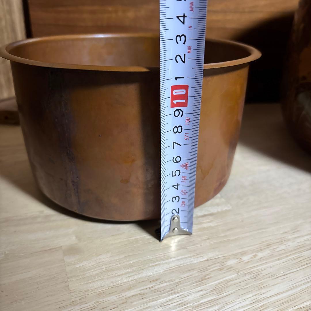 火鉢　古道具　木製　時代　花