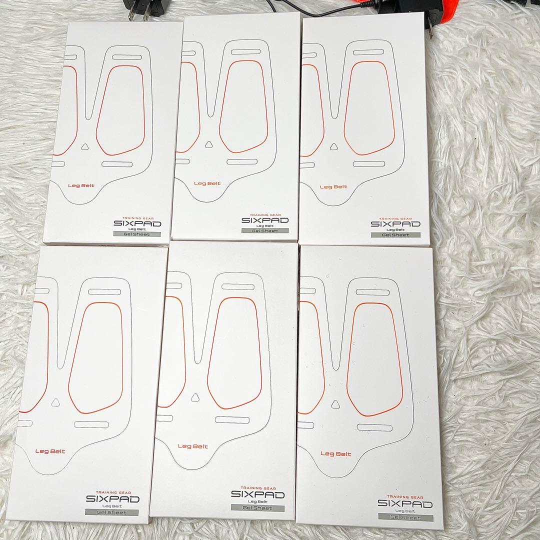 【美品】SIXPAD Leg Belt レッグベルト 純正ジェルシート6箱付