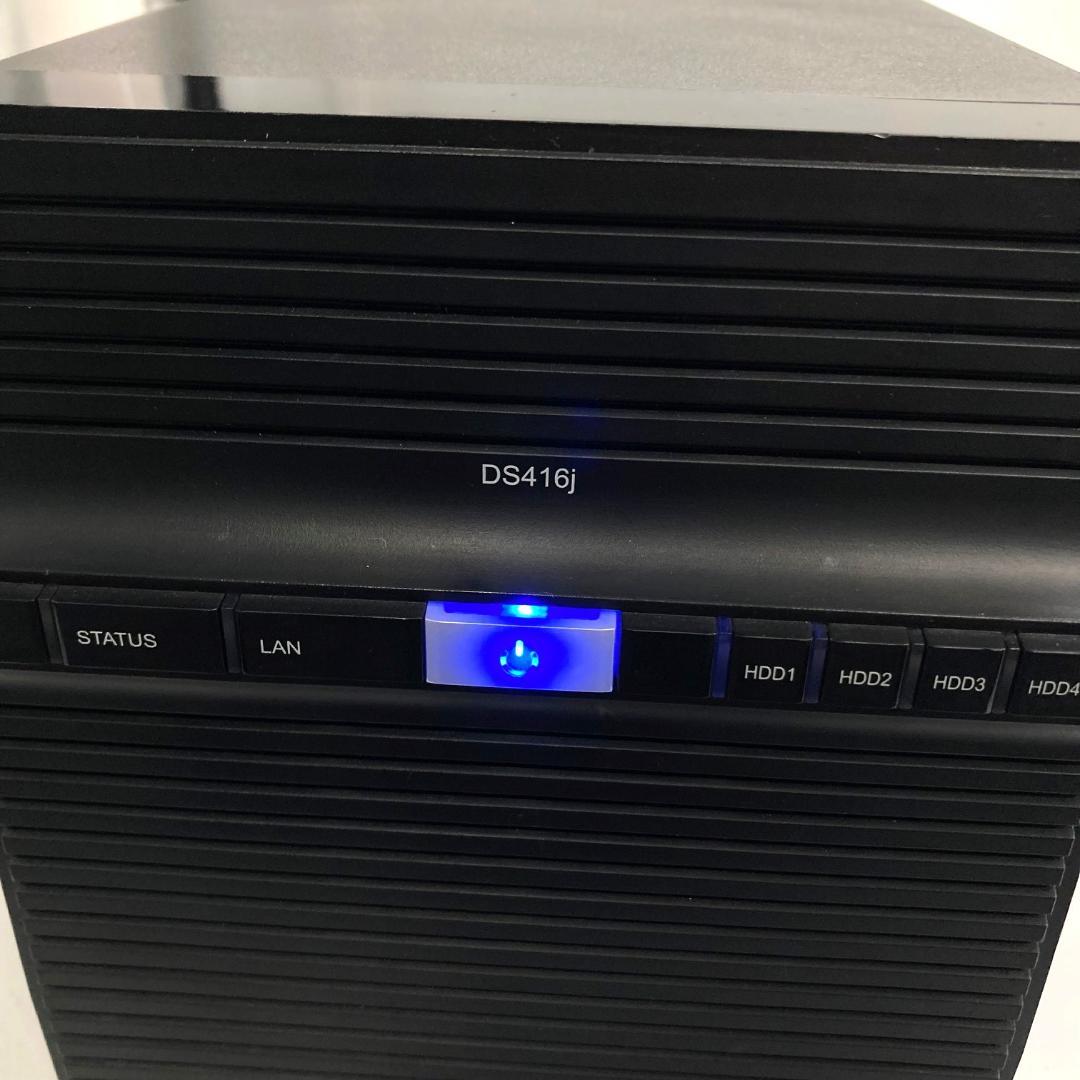 Synology NASネットワークHDD　4ベイ対応　DS416j　稼働