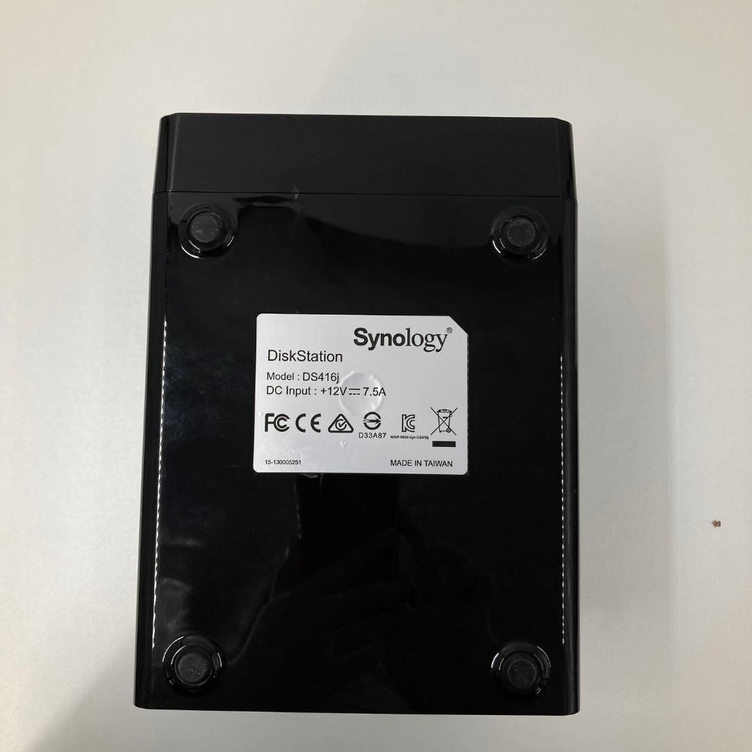 Synology NASネットワークHDD　4ベイ対応　DS416j　稼働