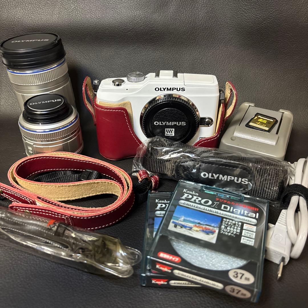 【動作良好・箱付き】OLYMPUS PEN E-PL2 ダブルズームキット