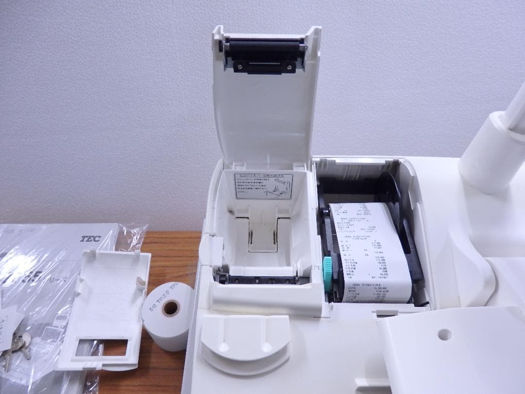 5230 設定無料 東芝TEC MA-2055-V2 レジスター 横型明細領収証